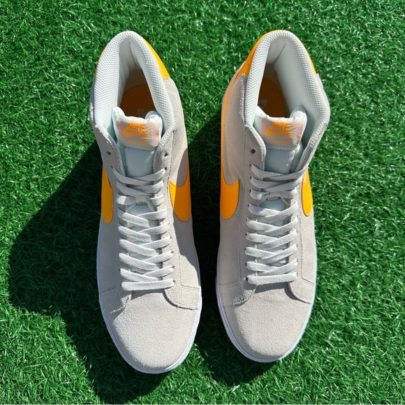 Nike Sb Zoom Blazer Mid Summit White / Laser Orange - Picture 6 of 13